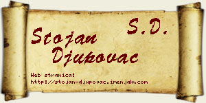 Stojan Đupovac vizit kartica